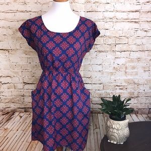 Hello Miss Blue & Orange Dress